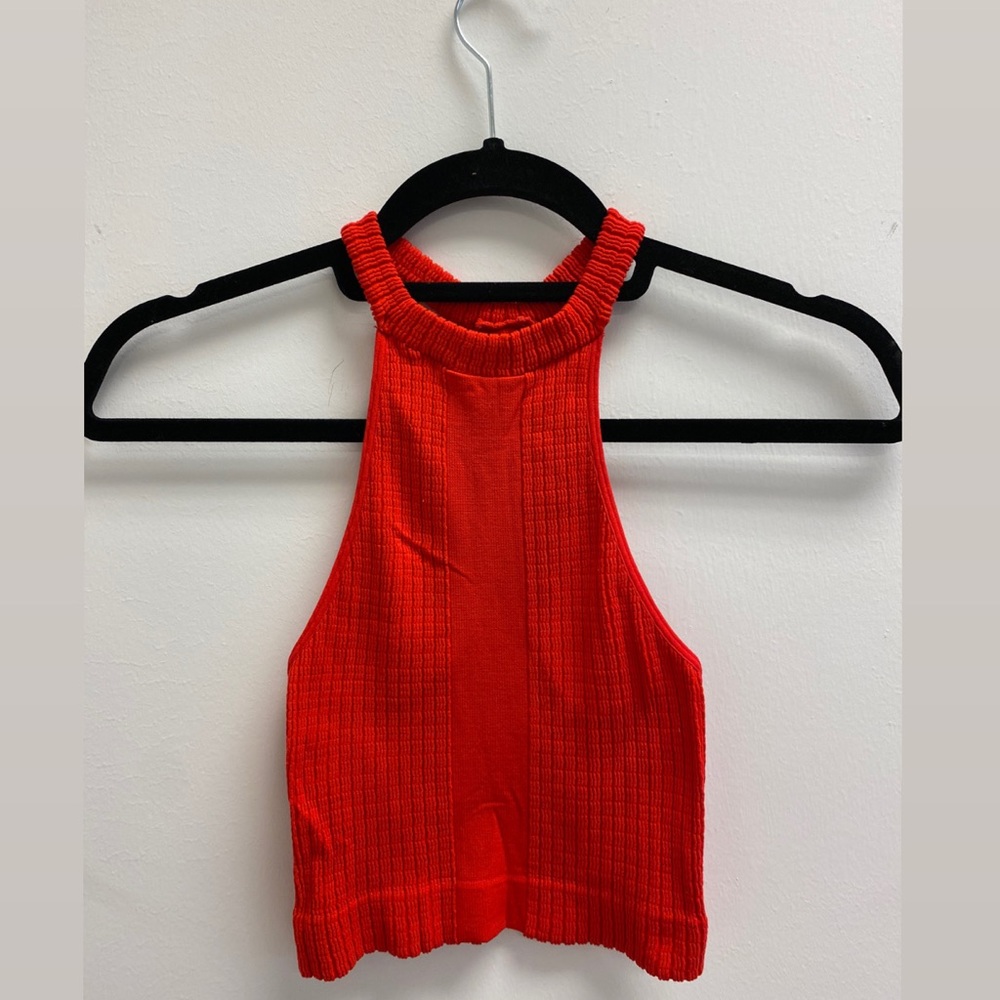 Free People Intimately Red crop top